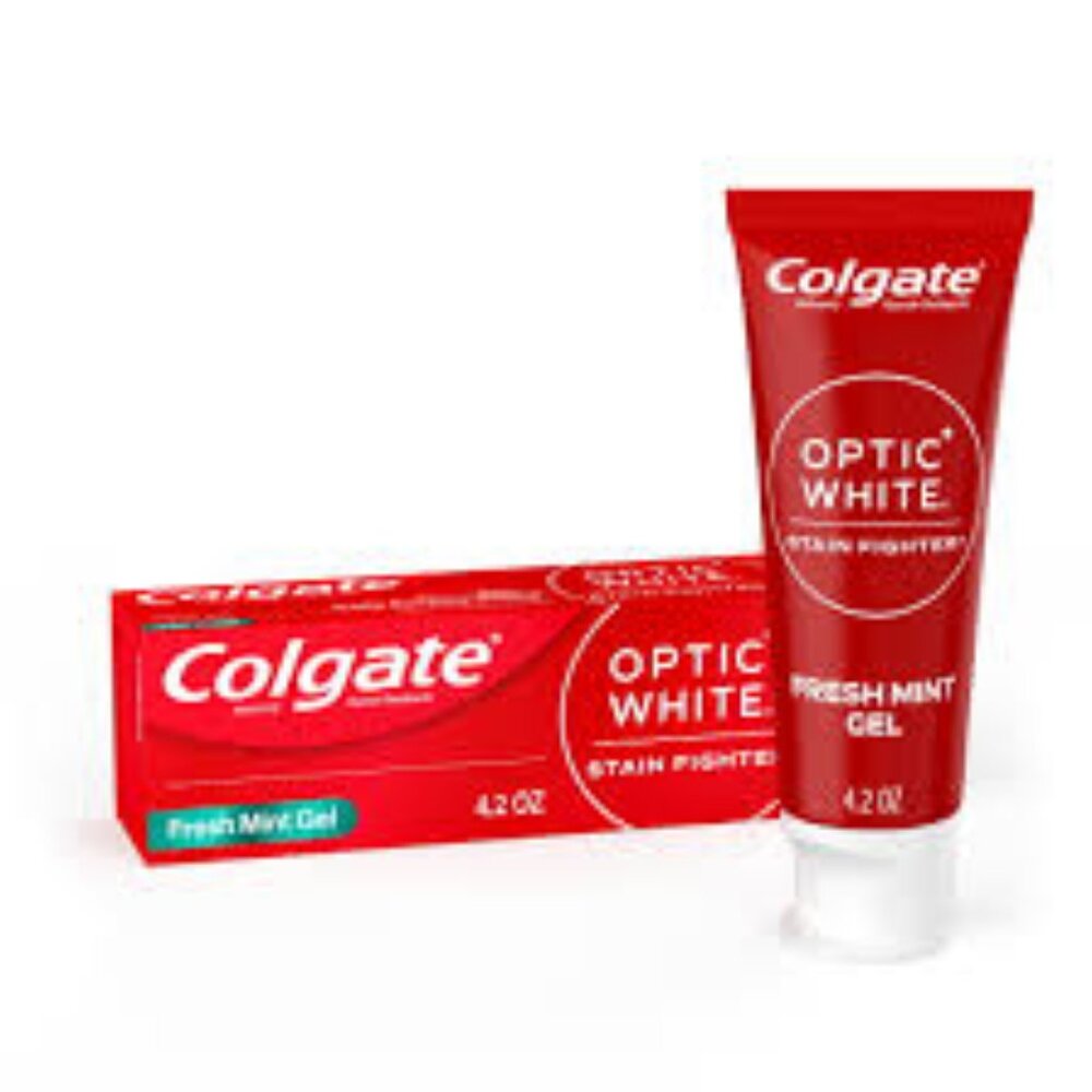 Colgate Optic White Stain Fighter Fresh Mint Gel 2pk